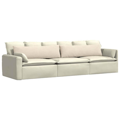 Cuscini da Divano 2 pcs Beige 145 x 40 cm Tessuto