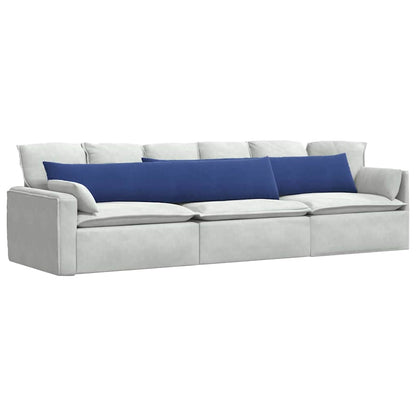 Cuscini da Divano 2 pcs Blu Polizia 200 x 40 cm