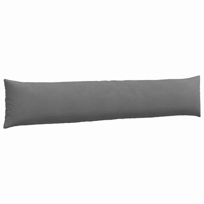 Cuscini da Divano 2 pcs Grigio scuro 200 x 40 cm Tessuto