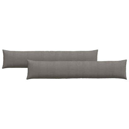 Cuscini da Divano 2 pcs Grigio chiaro 200 x 40 cm