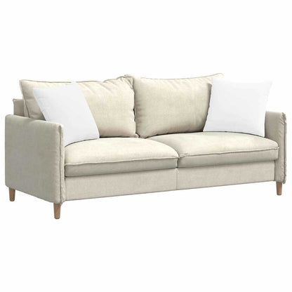 Cuscini da Divano 2 pcs Bianco 45 x 45 cm Tessuto
