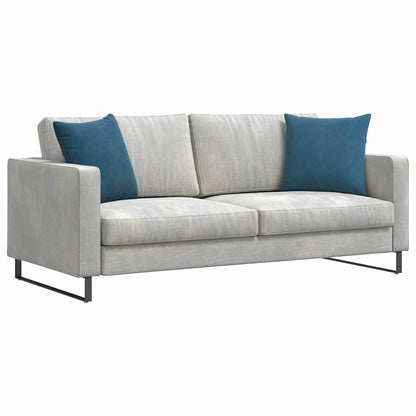 Cuscini da Divano 2 pcs Blu 45 x 45 cm Tessuto in Cords
