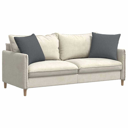 Cuscini da Divano 2 pcs Grigio scuro 50 x 50 cm Tessuto