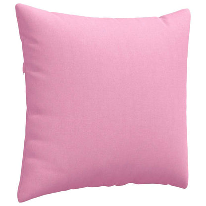 Cuscini da Divano 2 pcs Rosa 50 x 50 cm Tessuto