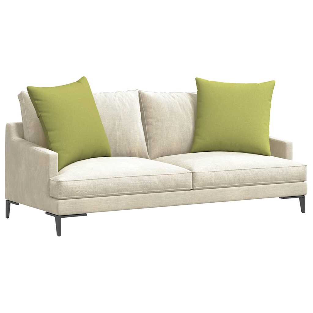 Cuscini da Divano 2 pcs Verde chiaro 60 x 60 cm Tessuto