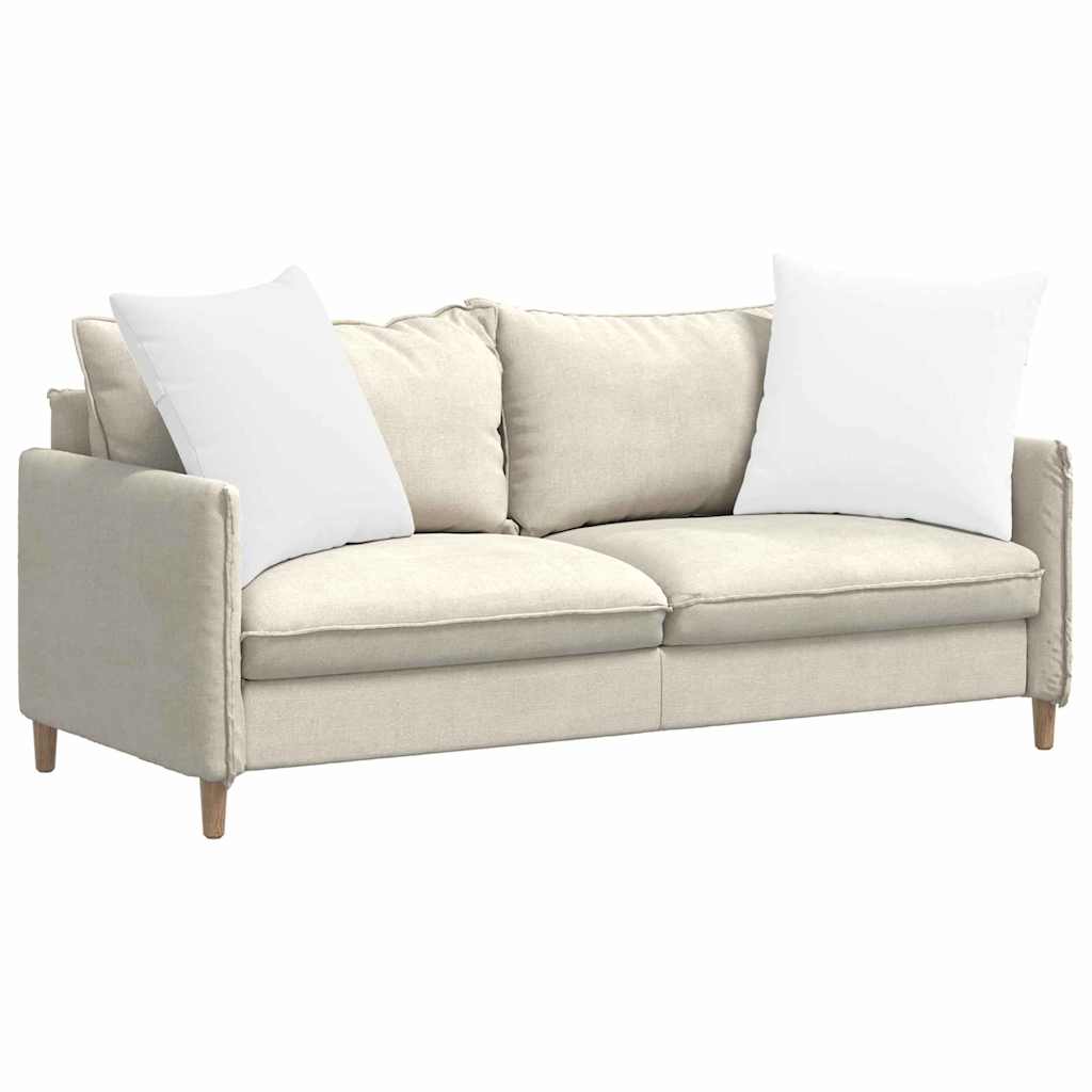 Cuscini da Divano 2 pcs Bianco 60 x 60 cm Tessuto