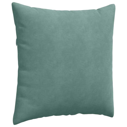 Cuscini da Divano 2 pcs Verde Mare 60 x 60 cm Tessuto in Cords