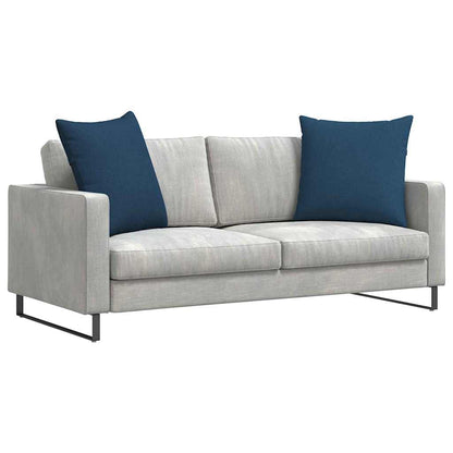 Cuscini da Divano 2 pcs Blu 80 x 80 cm Tessuto