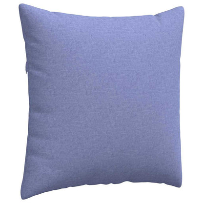 Cuscini da Divano 2 pcs Blu jeans 80 x 80 cm Tessuto