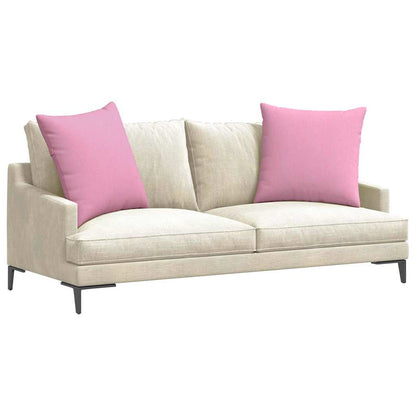 Cuscini da Divano 2 pcs Rosa 80 x 80 cm Tessuto