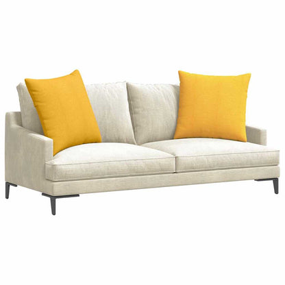 Cuscini da Divano 2 pcs Giallo Chiaro 80 x 80 cm