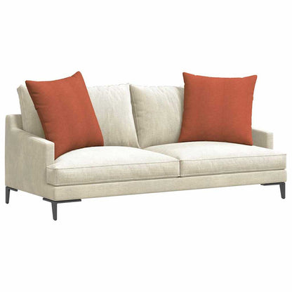 Cuscini da Divano 2 pcs Rosso Arancio 80 x 80 cm