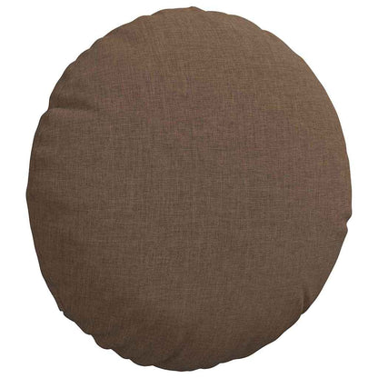 Cuscini per Seduta 2 pcs Marrone Ã˜30 x 13 cm Tessuto