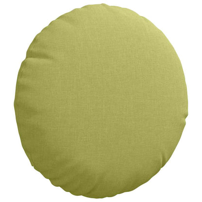 Cuscini per Seduta 2 pcs Verde chiaro Ã˜30 x 13 cm Tessuto
