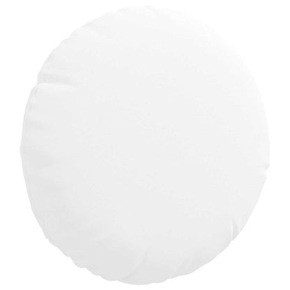 Cuscini per Seduta 2 pcs Bianco Ã˜30 x 13 cm Tessuto