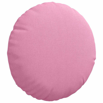 Cuscini per Seduta 2 pcs Rosa Ã˜30 x 13 cm Tessuto
