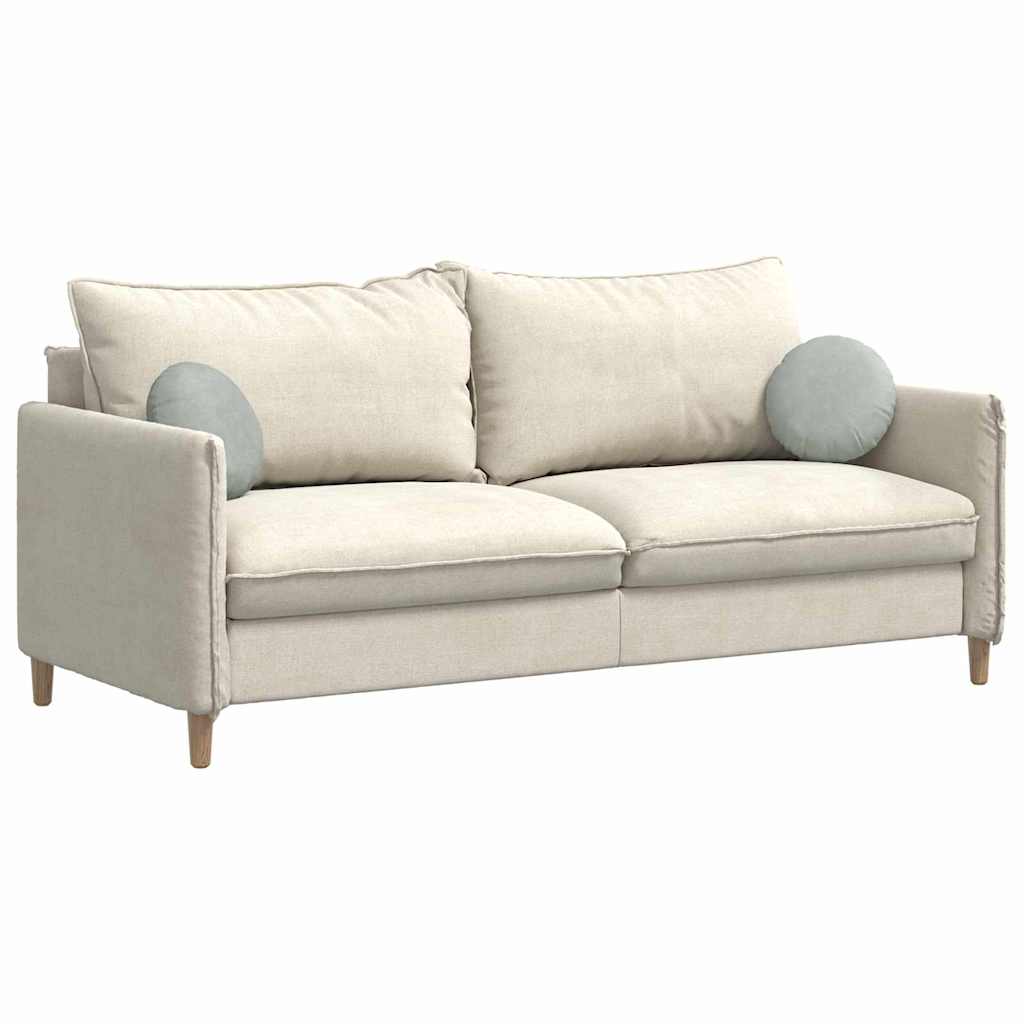 Cuscini per Seduta 2 pcs Grigio chiaro Ã˜ 40 x 13 cm Velluto