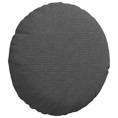 Cuscini per Seduta 2 pcs Grigio scuro Ã˜ 30 cm Tessuto in Cords