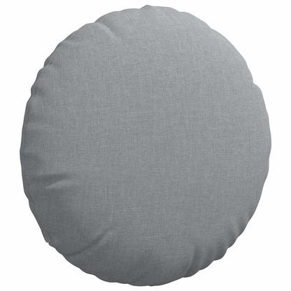 Cuscini per Seduta 2 pcs Grigio chiaro Ã˜40 x 13 cm Tessuto