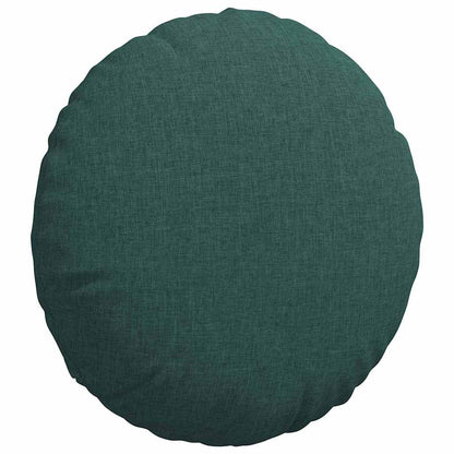 Cuscini per Seduta 2 pcs Verde Scuro Ã˜40 x 13 cm Tessuto