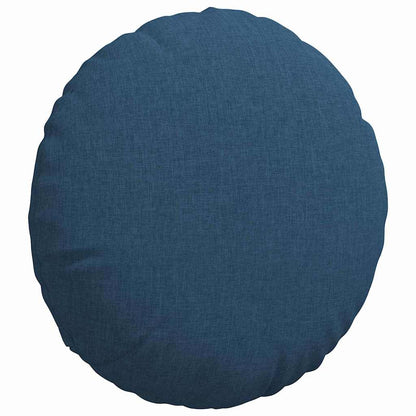 Cuscini per Seduta 2 pcs Blu Ã˜40 x 13 cm Tessuto