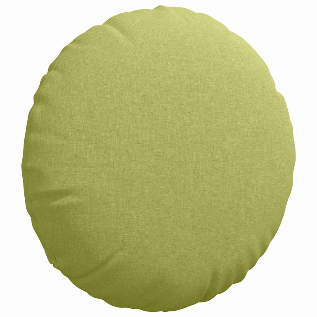 Cuscini per Seduta 2 pcs Verde chiaro Ã˜40 x 13 cm Tessuto