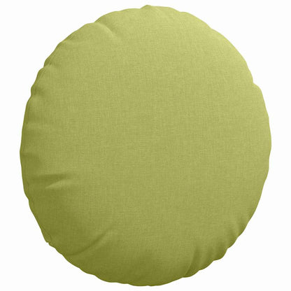 Cuscini per Seduta 2 pcs Verde chiaro Ã˜40 x 13 cm Tessuto