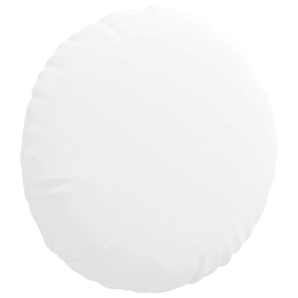Cuscini per Seduta 2 pcs Bianco Ã˜40 x 13 cm Tessuto