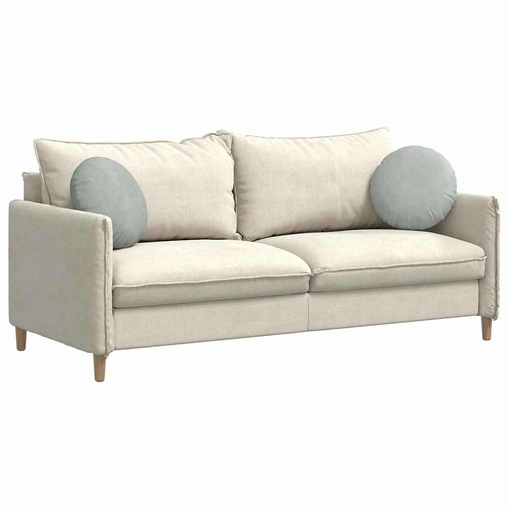 Cuscini per Seduta 2 pcs Grigio chiaro Ã˜ 40 x 13 cm Velluto