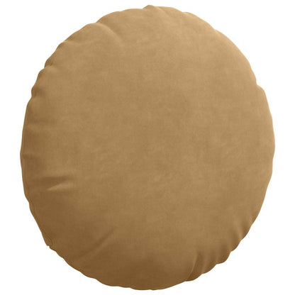 Cuscini per Seduta 2 pcs Marrone Ã˜ 40 x 13 cm Velluto