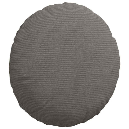 Cuscini per Seduta 2 pcs Grigio chiaro Ã˜ 40 cm Tessuto in Cords