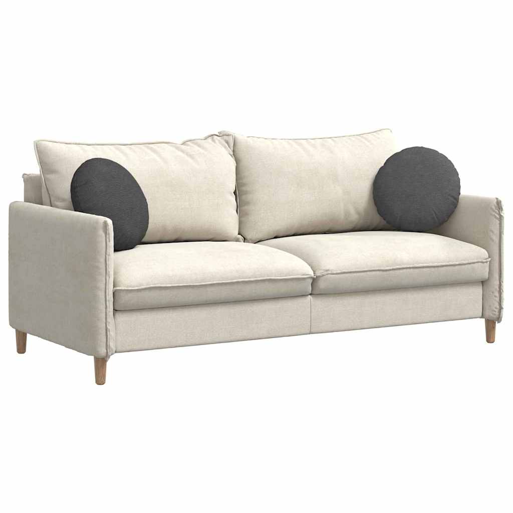 Cuscini per Seduta 2 pcs Grigio scuro Ã˜ 40 cm Tessuto in Cords