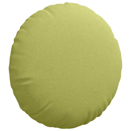 Cuscini per Seduta 2 pcs Verde chiaro Ã˜50 x 19 cm Tessuto