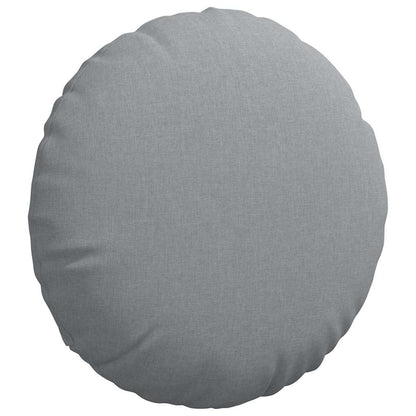 Cuscini per Seduta 2 pcs Grigio chiaro Ã˜60 x 21 cm Tessuto
