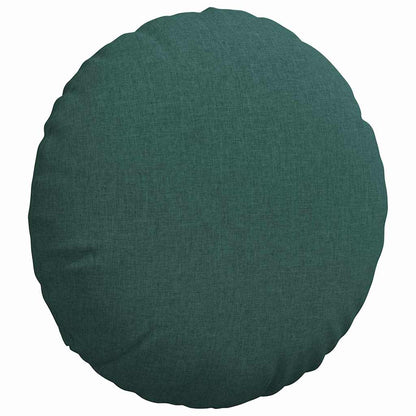 Cuscini per Seduta 2 pcs Verde Scuro Ã˜60 x 21 cm Tessuto