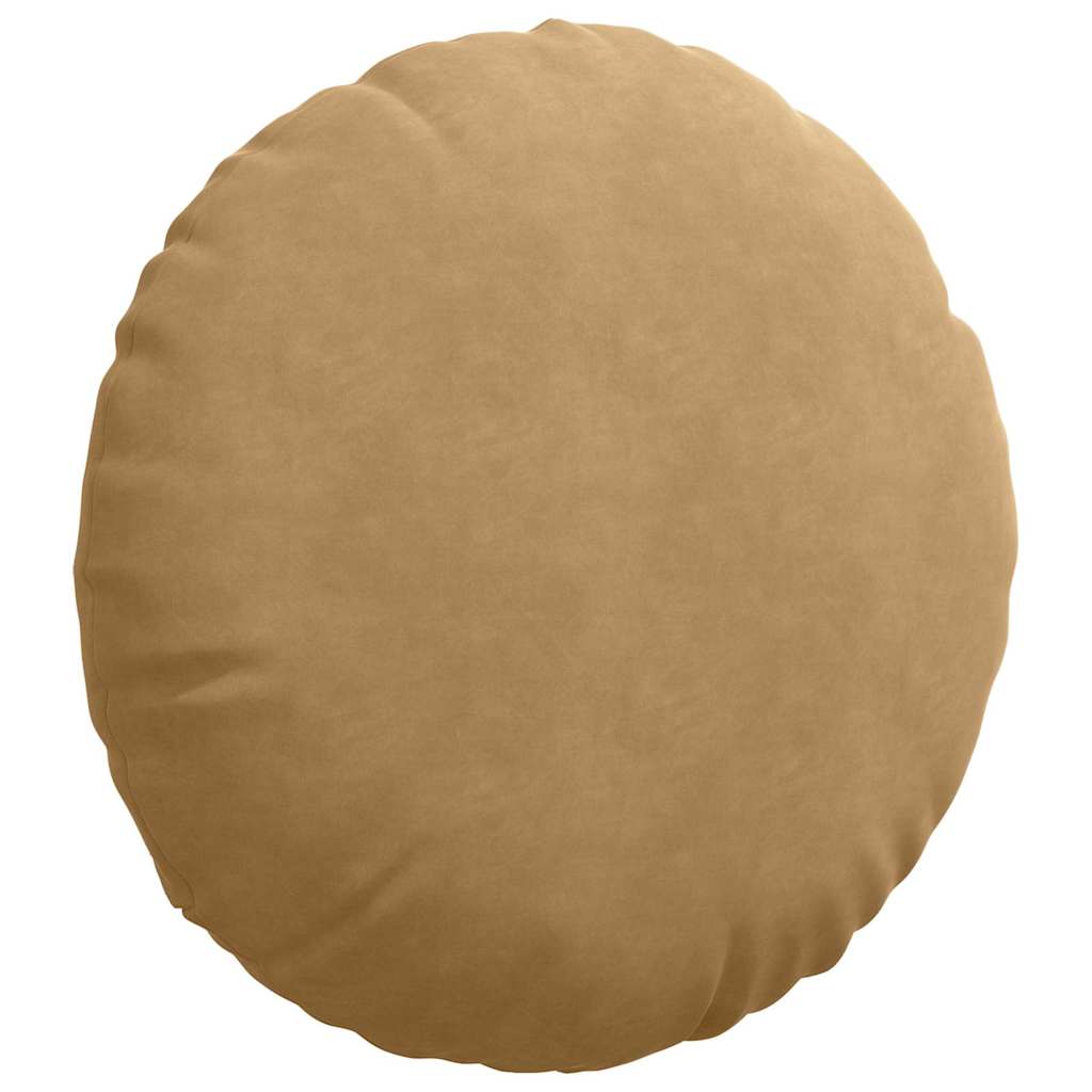 Cuscini per Seduta 2 pcs Marrone Ã˜ 80 x 29 cm Velluto