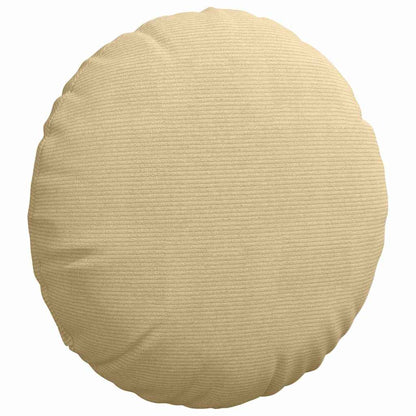 Cuscini per Seduta 2 pcs Grigio Verde Ã˜ 80 cm Tessuto in Cords