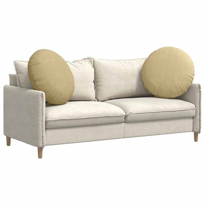 Cuscini per Seduta 2 pcs Grigio Verde Ã˜ 80 cm Tessuto in Cords