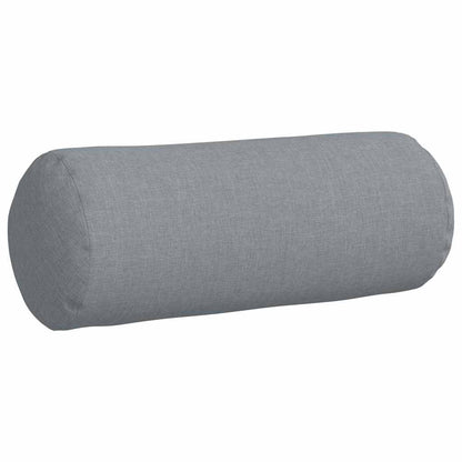 Cuscini a rullo 2 pcs Grigio chiaro Ã˜ 15 x 40 cm Tessuto