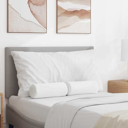 Cuscini a rullo 2 pcs Bianco Ã˜ 15 x 40 cm Tessuto