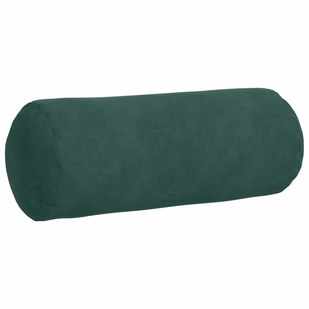 Cuscini a rullo 2 pcs Verde Scuro Ã˜ 15 x 40 cm Tessuto in Cords