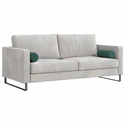 Cuscini a rullo 2 pcs Verde Scuro Ã˜ 15 x 40 cm Tessuto in Cords