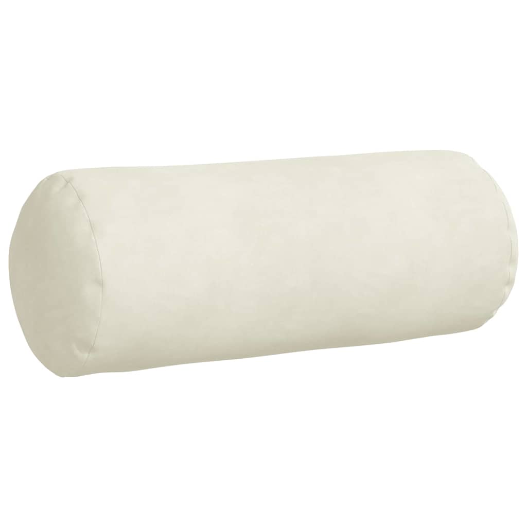 Cuscini a rullo 2 pcs Crema Ã˜ 15 x 40 cm Tessuto in Cords