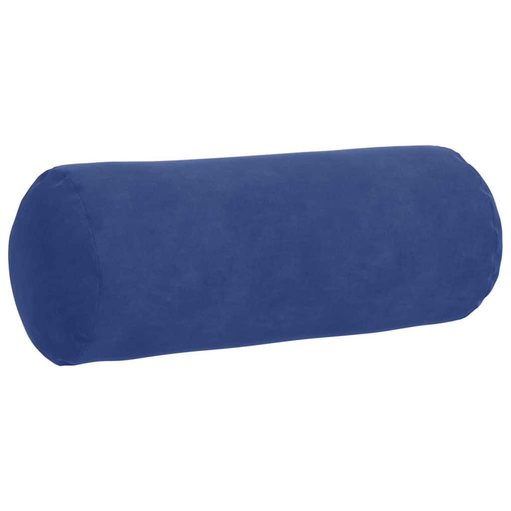 Cuscini a rullo 2 pcs Blu Polizia Ã˜ 15 x 40 cm Tessuto in Cords