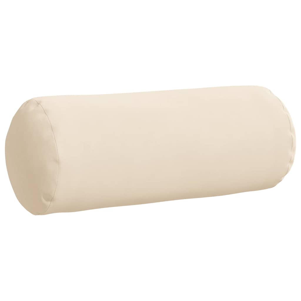 Cuscini a rullo 2 pcs Beige Ã˜ 15 x 40 cm Tessuto in Microfibra