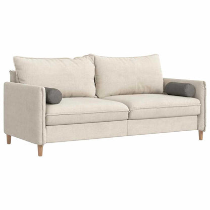 Cuscini a rullo 2 pcs Grigio chiaro Ã˜ 15 x 40 cm