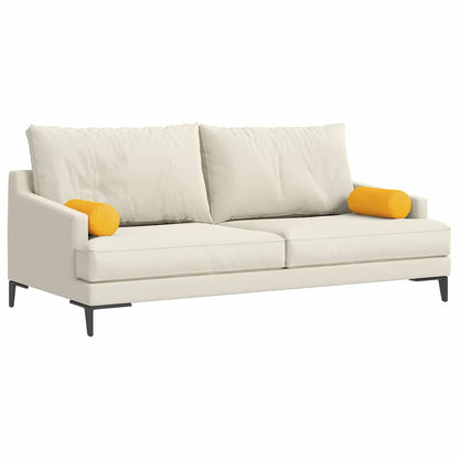 Cuscini a rullo 2 pcs Giallo Chiaro Ã˜ 15 x 40 cm