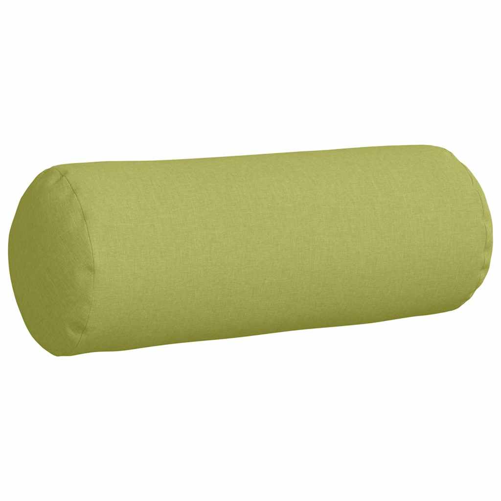 Cuscini a rullo 2 pcs Verde chiaro Ã˜ 25 x 70 cm Tessuto