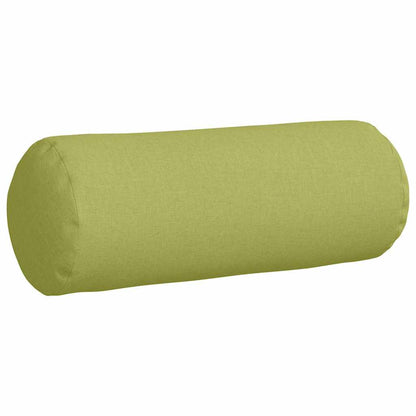 Cuscini a rullo 2 pcs Verde chiaro Ã˜ 25 x 70 cm Tessuto
