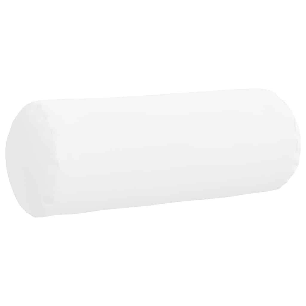 Cuscini a rullo 2 pcs Bianco ÃƒËœ 25 x 70 cm Tessuto